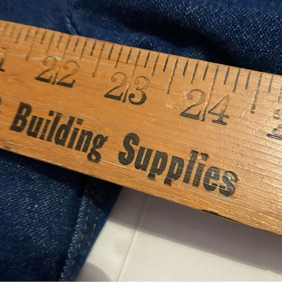 Vintage wrangler denim corduroy collar barn chore jacket coat blanket lined 40 - Picture 6 of 9